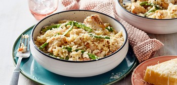 Lunch Ticket~April 14th~Chicken Asparagus Risotto
